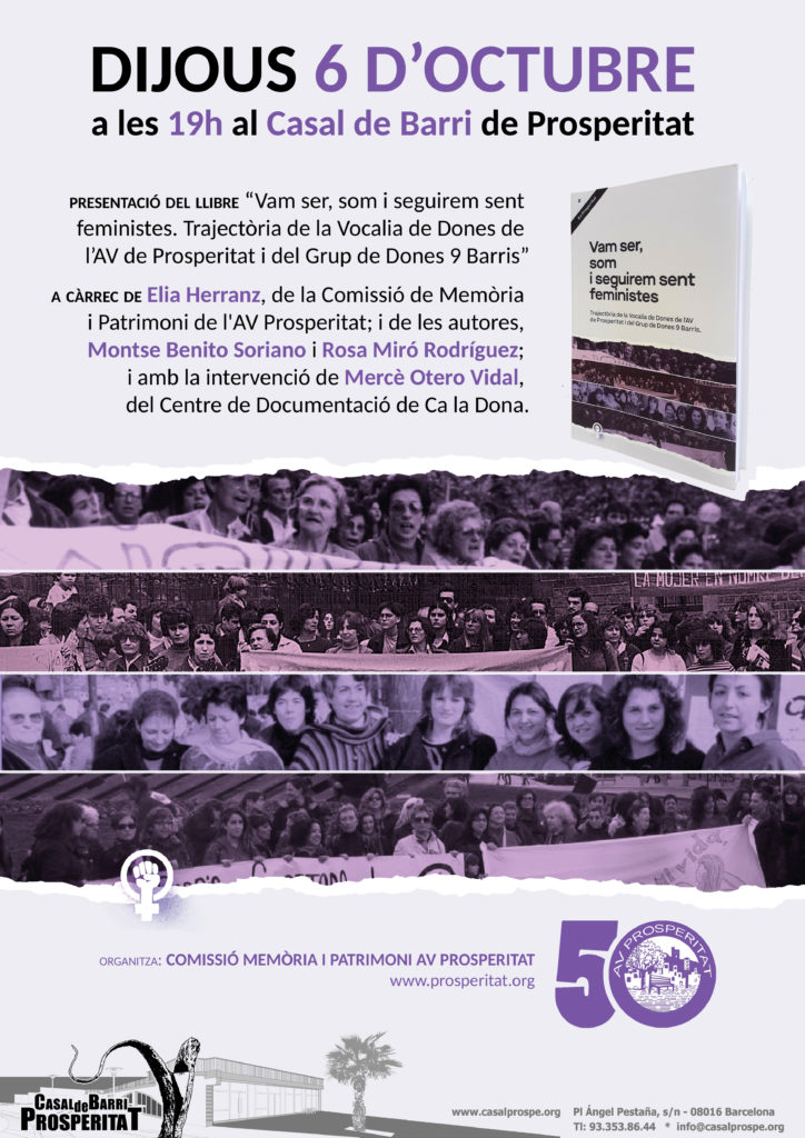 Presentació del llibre “Vam ser, som i seguirem sent feministes”